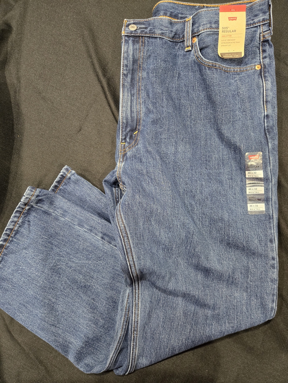 Levi's Men's Relaxed Straight Jeans - Blue Denim